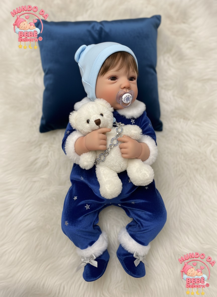 LINHA ENCANTO - Nuvem Azul Fofo